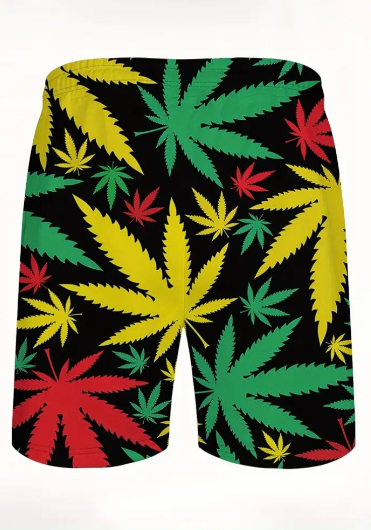 Mary Jane Jamaican Swim Trunks